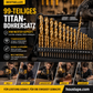 🔥Nur für kurze Zeit: 50 % Rabatt!🔧 Hocheffizientes Werkzeug, das von erfahrenen Handwerkern geschätzt wird! Direkt vom Hersteller: 99-teiliges Set titanbeschichteter Bohrer.