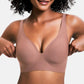 💕 Kabellose Jelly-BHs für Damen, bequem, kabellos, Push-up-BHs, nahtlose T-Shirt-BHs, BHs mit tiefem V-Ausschnitt für jeden Tag