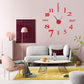 ✨ 3D-Wanduhr (ohne Bohren) – 100% Leise • Modernes Design • Einfache Installation