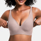 💕 Kabellose Jelly-BHs für Damen, bequem, kabellos, Push-up-BHs, nahtlose T-Shirt-BHs, BHs mit tiefem V-Ausschnitt für jeden Tag