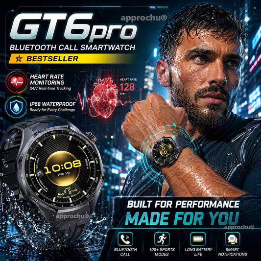 🥳HEISSER SALE 2026🥳💞50.000+ VERKAUFT!👵❤️  GT6pro Bluetooth-Smartwatch mit Anruffunktion – Bestseller