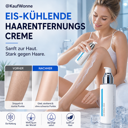 🔥🎁 2+1 GRATIS!!🥳💞 50K+ VERKAUFT! ⚡❄️ Kühlendes Haarentfernungscreme für empfindliche Haut