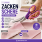 🥳✨ Multifunktionale Zickzack-Schere, gezackte Schere ✂️🧵