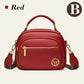 Klassische Multifunktionsfächer Verstellbarer breiter Schultergurt PU Leder Crossbody Tasche