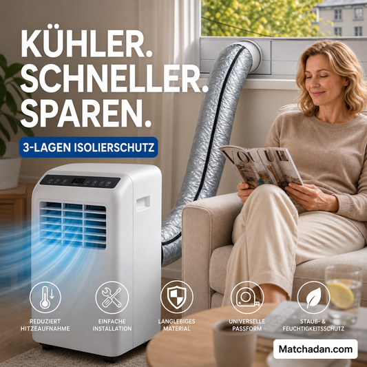 🔥Isolierhülle für Klimaanlagenschläuche: Ein Must-have für den Sommer zu Hause