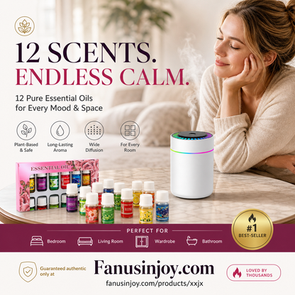 🎁12er-Pack wasserlöslicher ätherischer Öle🔥Nur für kurze Zeit 50 % Rabatt! 🌺Der frische Duft hebt die Stimmung! 🌷