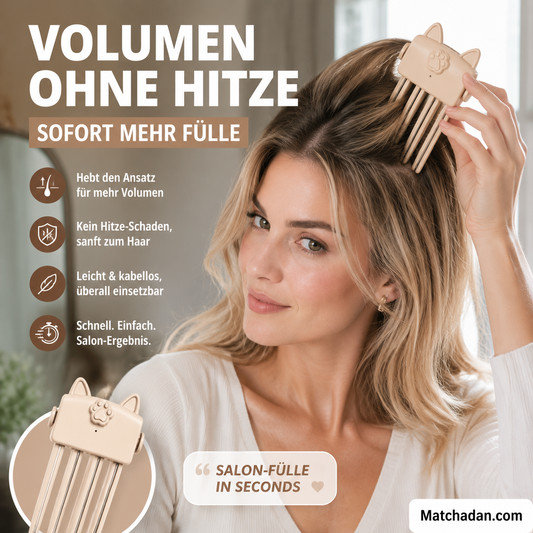 🔥 50 % RABATT – Volumen-Clip für Haarwurzeln – Sofortiges Volumen ohne Hitze, keine Abdrücke, leicht & bequem 💁‍♀️
