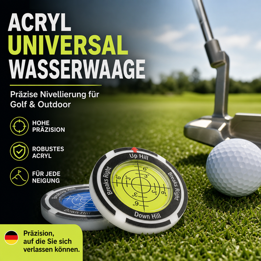 📢📢1 kaufen 1 gratis ! 50 % Rabatt!! ⏰ Präzisions-Golfgrün-Nivelliergerät & Ballmarker⛳