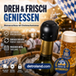 🔥🎁 2+1 GRATIS!!🥳💞 50K+ VERKAUFT! ⚡🍾 Drehverschluss-Verschlüsse für Wein- und Champagnerflaschen🥂