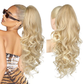 💜Zeitlich begrenzte Aktion 50 % Rabatt💜Clip-on-Haarverlängerung für welligen Pferdeschwanz