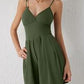 💕 Einfarbiger lässiger Wickel-Cami-Body für Damen, rückenfrei mit verstellbaren Trägern