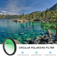 ⏳Begrenzte Zeit 50% Rabatt💥52 mm Clip-0n CPL-Filterset für Telefonkameraobjektive, Zirkularpolarisator-Polarisationsfilter, kompatibel mit den meisten Mobiltelefonen