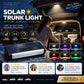 🔆 Solarbetriebene LED-Kofferraumleuchte für Autos – Automatischer Sensor, kabellos, 6 Farben, für SUVs und Pkw