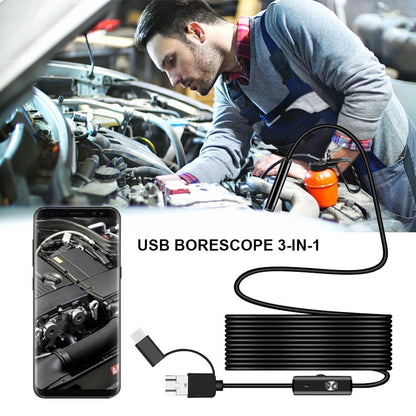 🔥【⏰Limitiertes Angebot – 50% Rabatt】🔎Industrielles Endoskop mit 3-in-1-USB-Schlangenkamera🎁