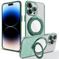Galvanisierte magnetische Glitzer-iPhone-Hülle mit unsichtbarem Ständer