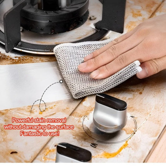 ⏳Begrenzte Zeit 50% Rabatt💥Vielseitige Metalltücher für trockenes und nasses Geschirrspülen