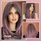 49% RABATT💕Layered Pony lange Perücke