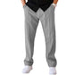 Herrenhose mit geradem Bein und Kordelzug am Bund