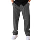 Herrenhose mit geradem Bein und Kordelzug am Bund