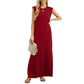 ⏳Begrenzte Zeit 50% Rabatt💥Damen Lockeres, Geteiltes, Faltenfreies Langarmkleid