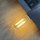 Tragbares USB-Nachtlicht mit Touch-Control-Glaskolben
