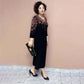 💥Zeitlich begrenzt 50% RABATT💕Edles elegantes Damenkleid mit Glitzerausschnitt