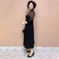 💥Zeitlich begrenzt 50% RABATT💕Edles elegantes Damenkleid mit Glitzerausschnitt