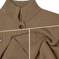 Lässige, einfarbige Strickjacke mit Knopfleiste