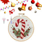 🎁 Zwei kaufen, drei gratis! DIY-Weihnachtsstickerei-Set – ein kreatives Bastelset für festliche Stickereien