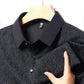 Herren Business Casual Revers Langarm T-Shirt