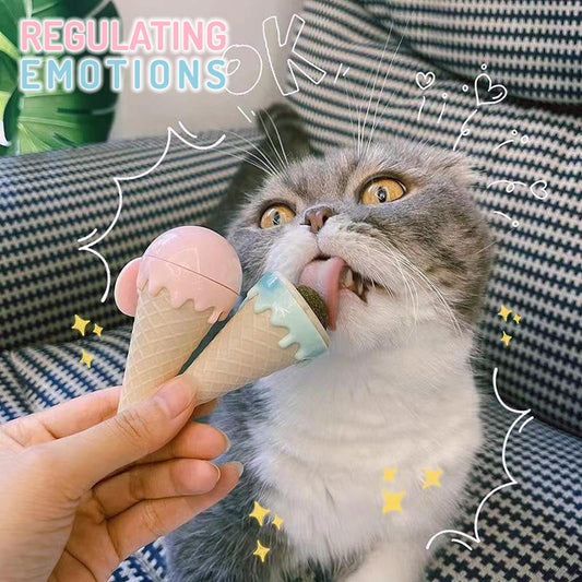 Icecream Catnip Ball Interaktives Katzenspielzeug