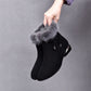 Modische, warme, dicke und rutschfeste Stiefeletten für Frauen