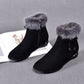 Modische, warme, dicke und rutschfeste Stiefeletten für Frauen