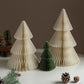 Weihnachtsbaum Tischdekoration aus Papier