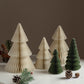 Weihnachtsbaum Tischdekoration aus Papier