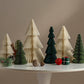 Weihnachtsbaum Tischdekoration aus Papier