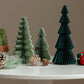 Weihnachtsbaum Tischdekoration aus Papier