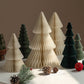 Weihnachtsbaum Tischdekoration aus Papier
