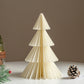 Weihnachtsbaum Tischdekoration aus Papier