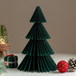 Weihnachtsbaum Tischdekoration aus Papier