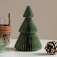 Weihnachtsbaum Tischdekoration aus Papier