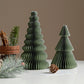 Weihnachtsbaum Tischdekoration aus Papier