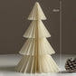 Weihnachtsbaum Tischdekoration aus Papier