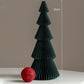 Weihnachtsbaum Tischdekoration aus Papier