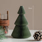 Weihnachtsbaum Tischdekoration aus Papier