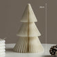 Weihnachtsbaum Tischdekoration aus Papier