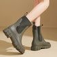 Wasserdichte, rutschfeste, mittelhohe Stiefel mit dicker Sohle