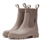 Wasserdichte, rutschfeste, mittelhohe Stiefel mit dicker Sohle