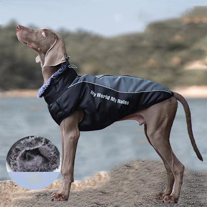 Wasserdichte warme Weste Jacke für Hund