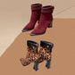 🔥✨Heiße Neuankömmlinge🐆👠Damenstiefel aus Wildlederimitat mit hohem Absatz
